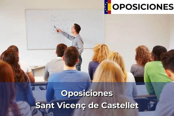 Oposiciones en Sant Vicenç de Castellet
